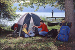 Camping at Lake Catherine State Park