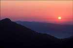Ouachita Mountains sunset
