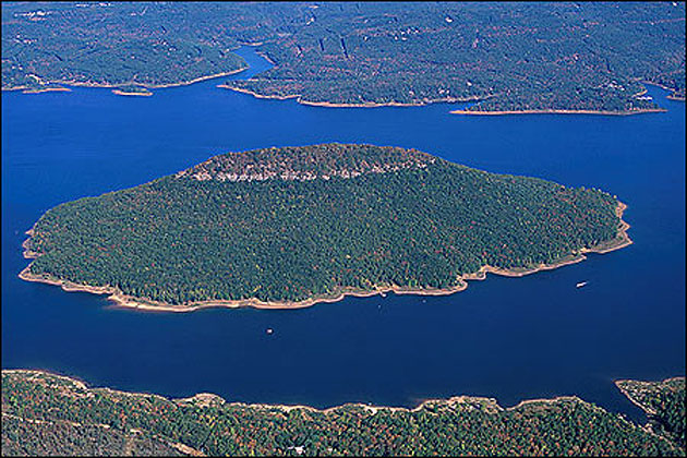 Greers Ferry Lake in the Arkansas Ozarks
