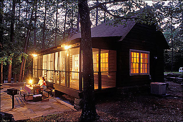 Lake Catherine State Park cabin