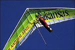 Hang gliding off Mount Nebo
