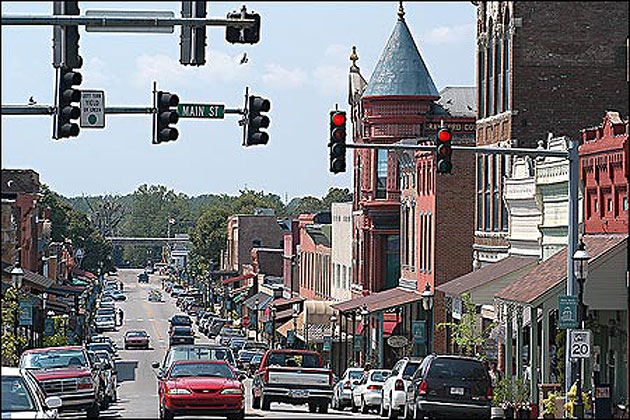 Historic Downtown Shopping District, Van Buren