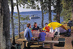 Camping at Lake Dardanelle State Park, Russellville 