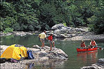 Canoeing and camping on the Little Missouri River